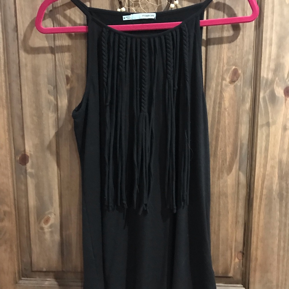Black tank top